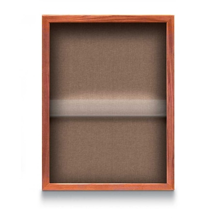 United Visual Products Indoor Enclosed Combo Board, 48"x36", Black Frame/Burgundy & Forbo UVCB4836B-BURGUN-FORBO